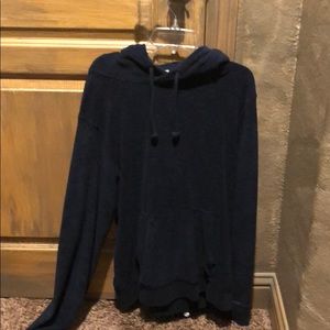 Abercrombie Navy long sleeve muscle sweatshirt
